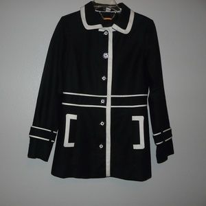 Womens Career Black & White  jacket